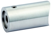 V4A Abstandshalter zweiteilig, gerader Anschluss für Rohr 42,4mm V4A Abstandshalter zweiteilig, gerader Anschluss für Rohr 42,4mm