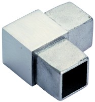 VA Eckbogen 90° für Vierkantrohr 40x40x2mm VA Eckbogen 90° für Vierkantrohr 40x40x2mm