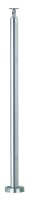 VA-Boden-Geländerpfosten 42,4mm m. angeschw. Ronde und verstellbarer Handlaufstütze, L=970mm VA-Boden-Geländerpfosten 42,4mm m. angeschw. Ronde und verstellbarer Handlaufstütze, L=970mm