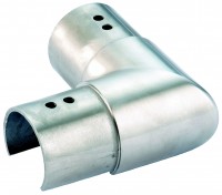 VA Eckbogen für Nutrohr horizontal 42,4mm VA Eckbogen für Nutrohr horizontal 42,4mm