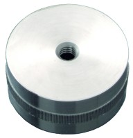 VA-Verbindungsteil mit Rändel zum Verbinden von Holzhandlauf Ø45mm und VA-Fittings VA-Verbindungsteil mit Rändel zum Verbinden von Holzhandlauf Ø45mm und VA-Fittings