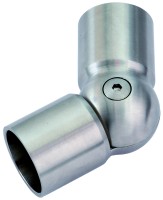 V4A flexibler Kugelverbinder f. Holzhandlauf Ø45mm V4A flexibler Kugelverbinder f. Holzhandlauf Ø45mm