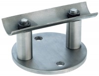 V2A Wandanker mit runder Anschlussplatte 100mm Hülsenabst.40mm,inkl.Verstärkungsschale V2A Wandanker mit runder Anschlussplatte 100mm Hülsenabst.40mm,inkl.Verstärkungsschale
