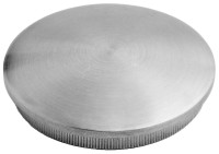 VA Rändelkappe leicht gewölbt 42,4x2,0mm Wst. 1.4301 VA Rändelkappe leicht gewölbt 42,4x2,0mm Wst. 1.4301