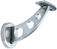 Edelstahlhandlaufträger (gelochter Trägerbügel) für Rohr 42,4mm Edelstahlhandlaufträger (gelochter Trägerbügel) für Rohr 42,4mm