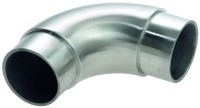 VA Steck-Bogen 90° für Rohr 42,4x2,0mm geschliffen, AISI 304 VA Steck-Bogen 90° für Rohr 42,4x2,0mm geschliffen, AISI 304