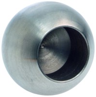 Edelstahlvollkugel Ø25mm, mit einseitiger Sacklochbohrung 12,2mm Edelstahlvollkugel Ø25mm, mit einseitiger Sacklochbohrung 12,2mm