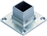 VA Boden-/Wandflansch für Vierkantrohr 40x40x2mm VA Boden-/Wandflansch für Vierkantrohr 40x40x2mm
