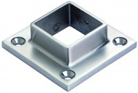 VA Boden-/Wandflansch für Vierkantrohr 40x40mm VA Boden-/Wandflansch für Vierkantrohr 40x40mm