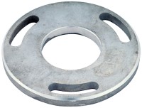 VA Bodenplatte Ø100x8mm mit 3x Langloch Innenbohrung 43mm LP 29B VA Bodenplatte Ø100x8mm mit 3x Langloch Innenbohrung 43mm LP 29B