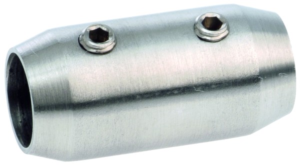 VA-Verbinder für Vollmaterial 12,2mm mit Feststellschrauben LP 64