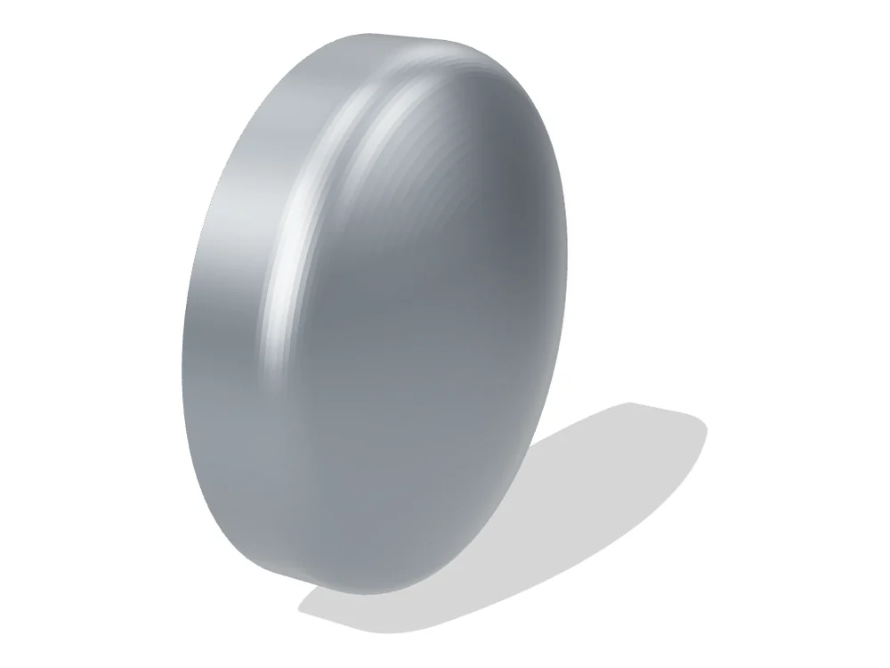 Fond GRC DIN 28011, 219,1 × 6 mm – vue 3D